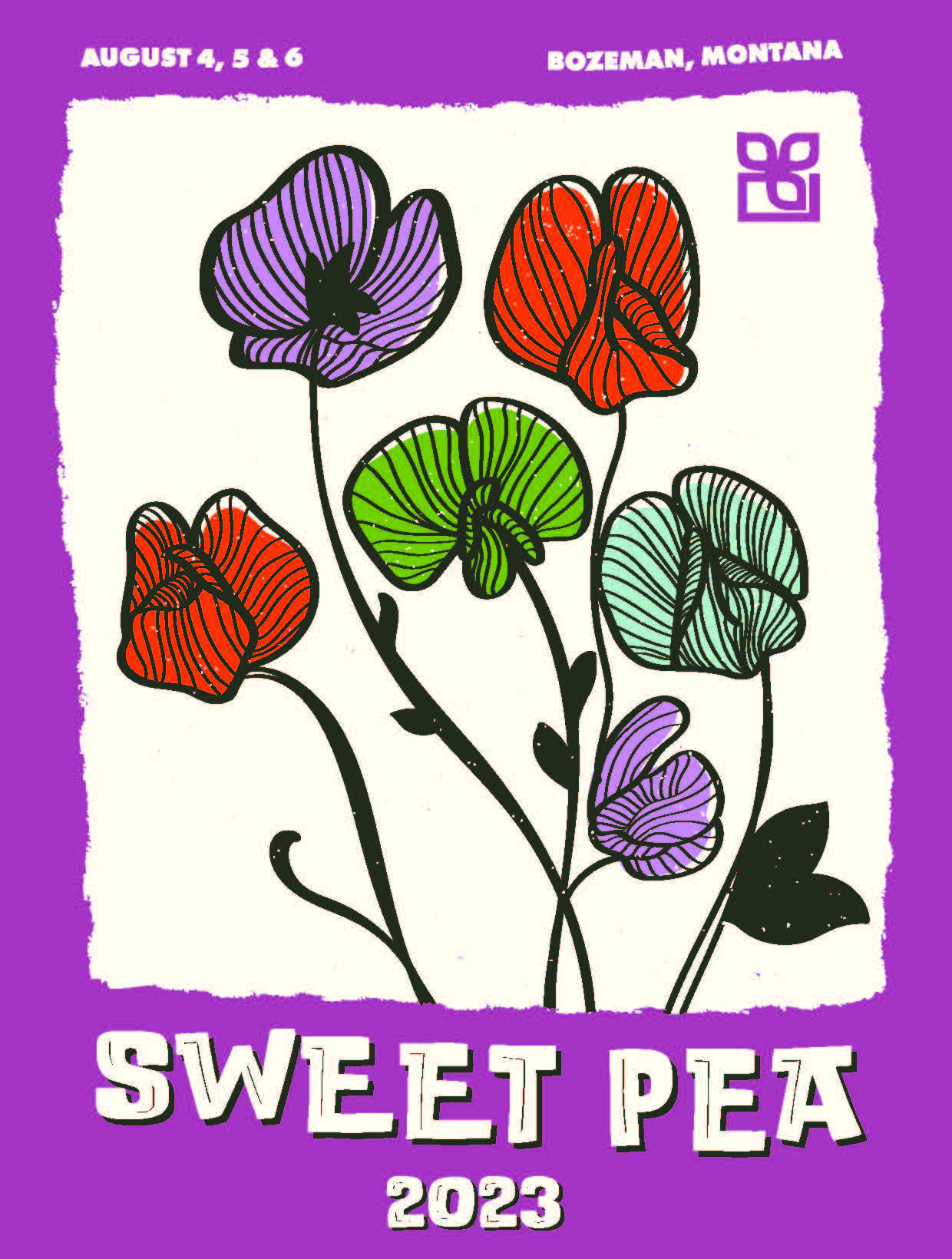 Sweet Pea TshirtV2 Final Sweet Pea Festival