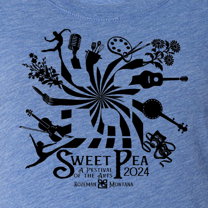 2024 Adult TShirt Winner Sweet Pea Festival